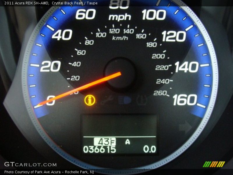 Crystal Black Pearl / Taupe 2011 Acura RDX SH-AWD
