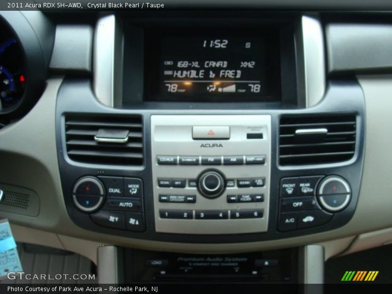 Crystal Black Pearl / Taupe 2011 Acura RDX SH-AWD
