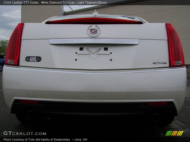 White Diamond Tri-Coat / Light Titanium/Ebony 2009 Cadillac CTS Sedan