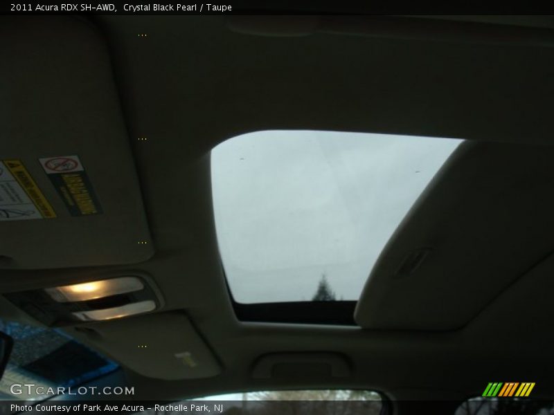 Crystal Black Pearl / Taupe 2011 Acura RDX SH-AWD