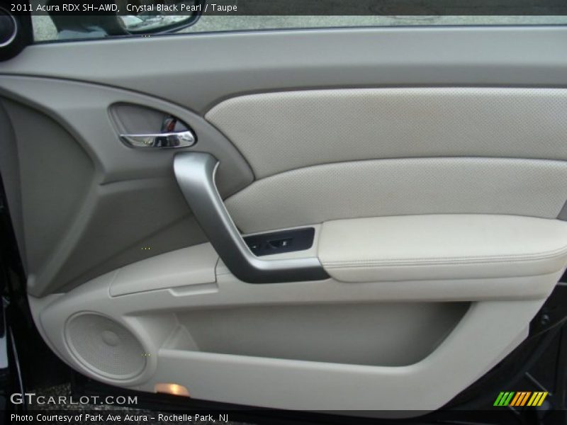 Crystal Black Pearl / Taupe 2011 Acura RDX SH-AWD