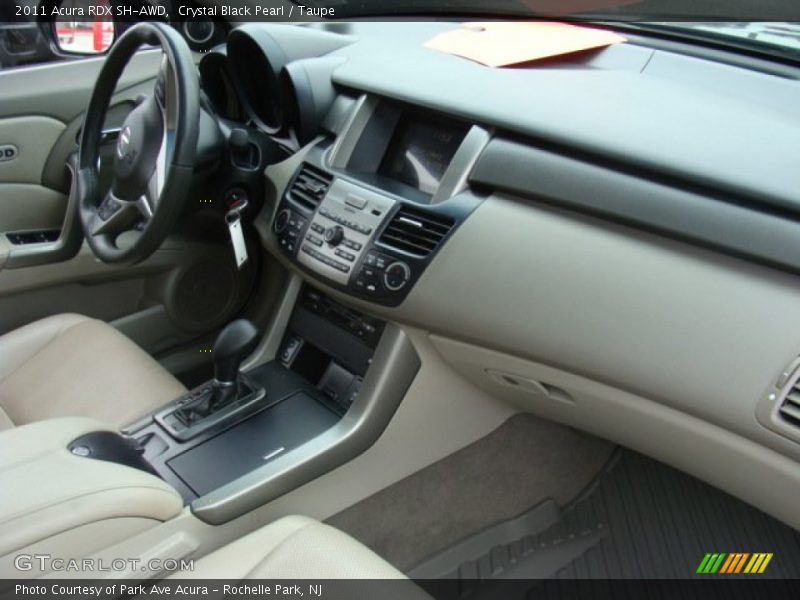 Crystal Black Pearl / Taupe 2011 Acura RDX SH-AWD