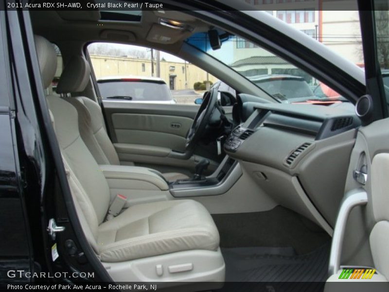 Crystal Black Pearl / Taupe 2011 Acura RDX SH-AWD