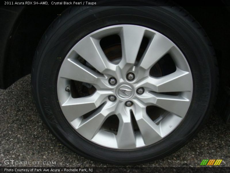 Crystal Black Pearl / Taupe 2011 Acura RDX SH-AWD