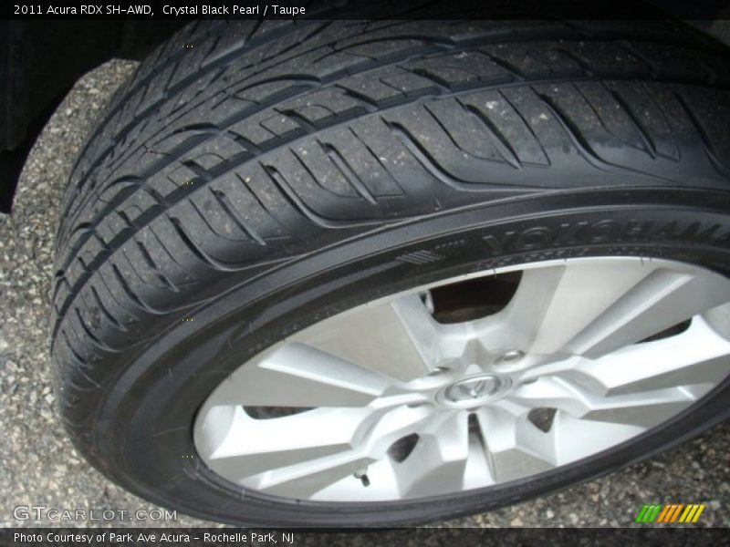 Crystal Black Pearl / Taupe 2011 Acura RDX SH-AWD