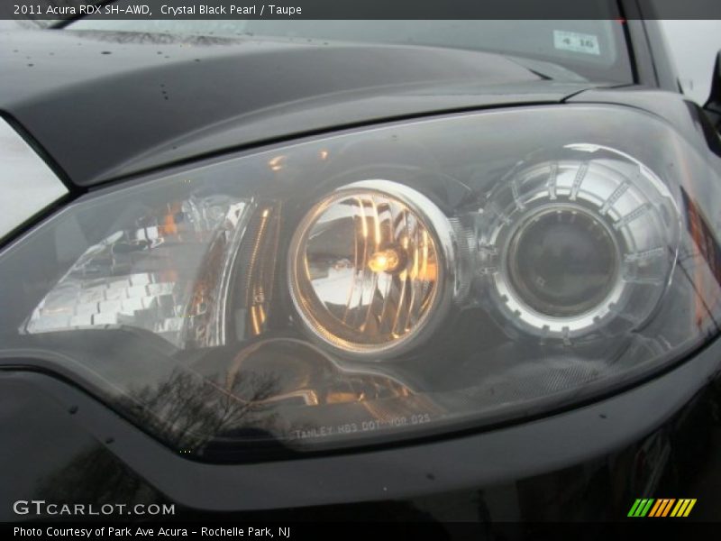 Crystal Black Pearl / Taupe 2011 Acura RDX SH-AWD