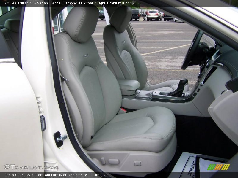 White Diamond Tri-Coat / Light Titanium/Ebony 2009 Cadillac CTS Sedan