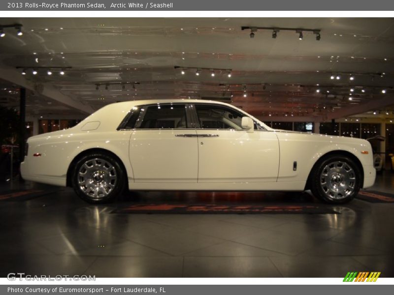 Arctic White / Seashell 2013 Rolls-Royce Phantom Sedan