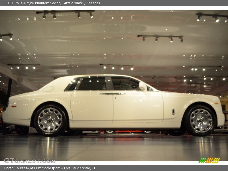 Arctic White / Seashell 2013 Rolls-Royce Phantom Sedan