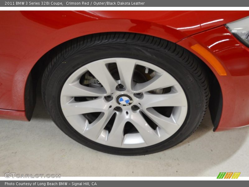 Crimson Red / Oyster/Black Dakota Leather 2011 BMW 3 Series 328i Coupe