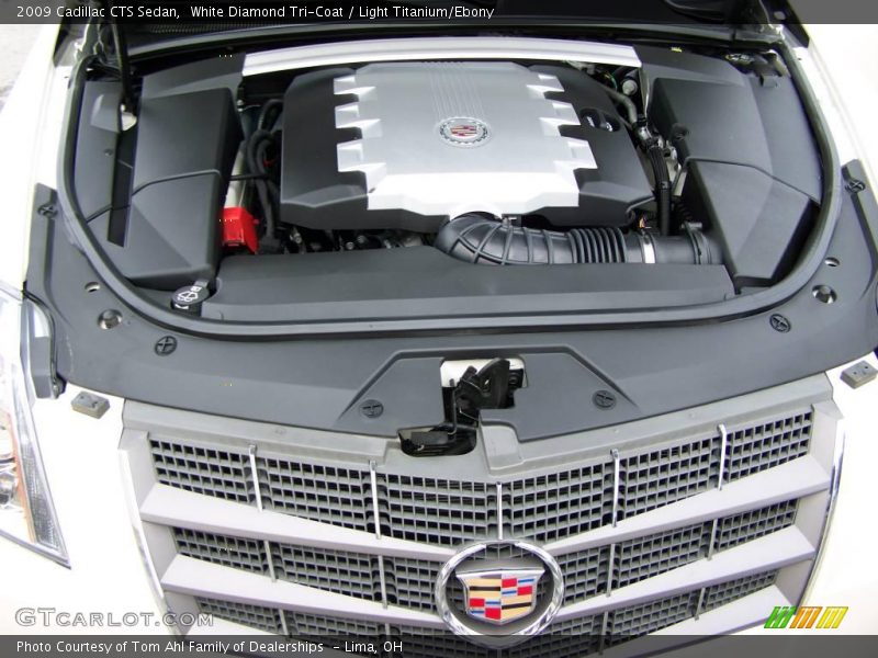 White Diamond Tri-Coat / Light Titanium/Ebony 2009 Cadillac CTS Sedan