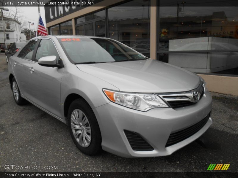 Classic Silver Metallic / Ash 2012 Toyota Camry LE