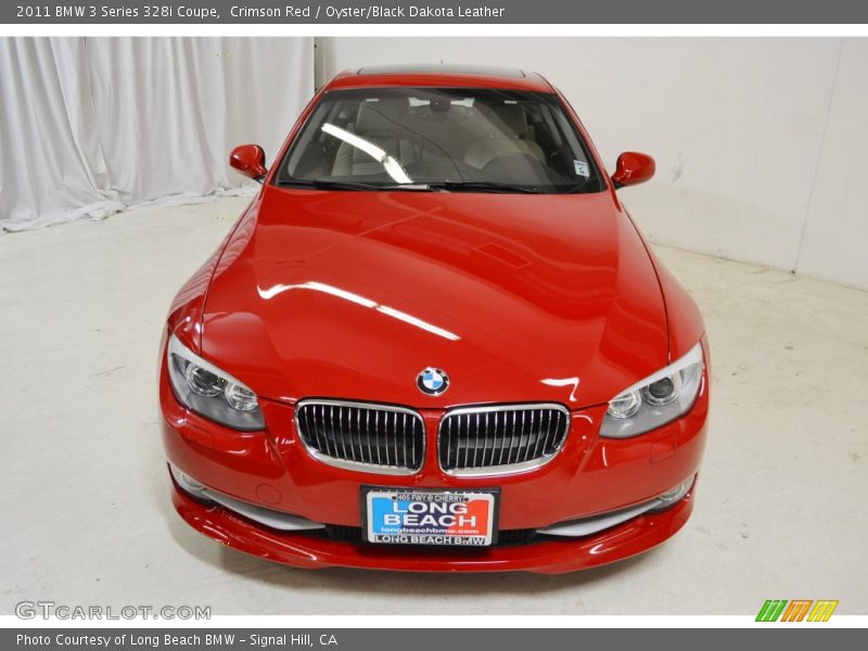 Crimson Red / Oyster/Black Dakota Leather 2011 BMW 3 Series 328i Coupe