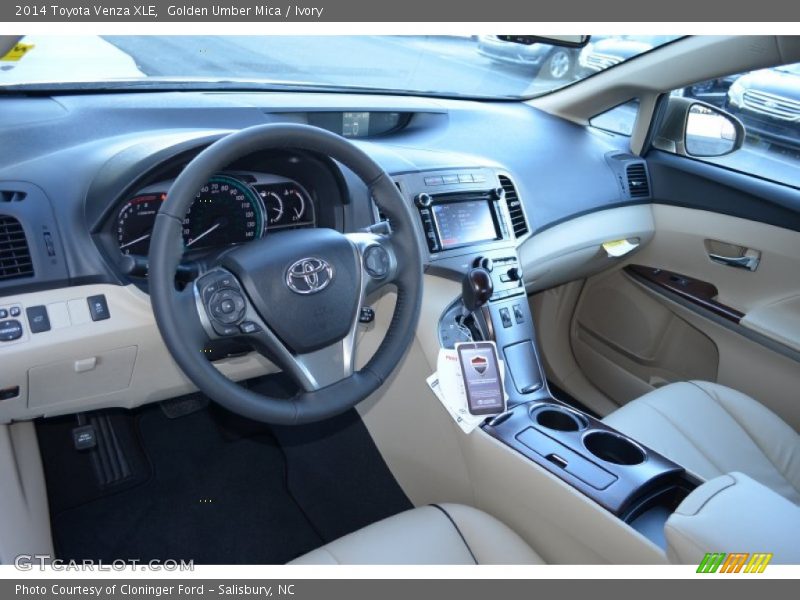 Ivory Interior - 2014 Venza XLE 