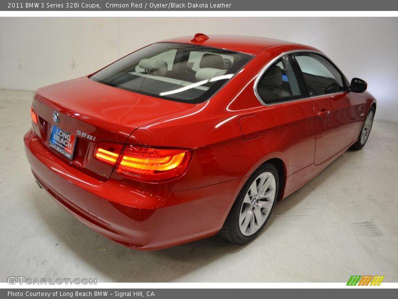 Crimson Red / Oyster/Black Dakota Leather 2011 BMW 3 Series 328i Coupe