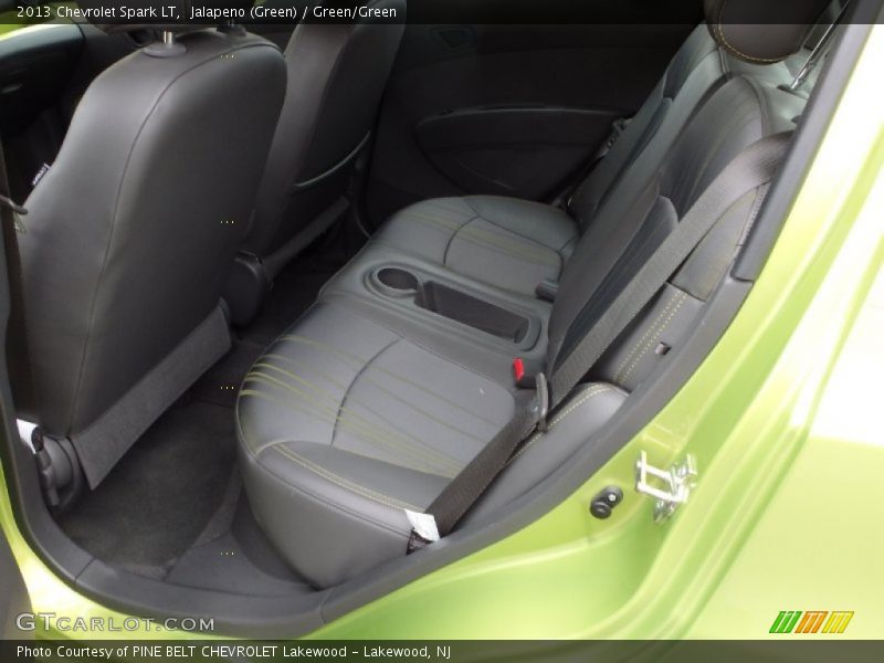 Jalapeno (Green) / Green/Green 2013 Chevrolet Spark LT