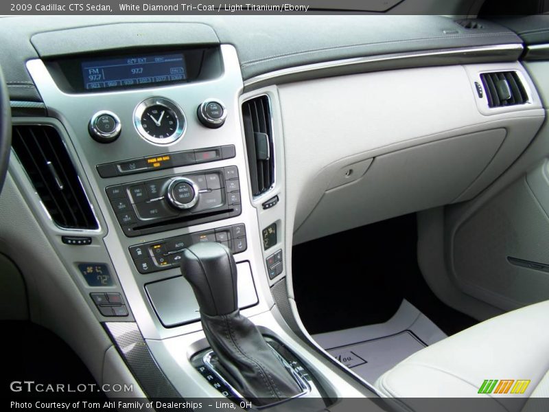 White Diamond Tri-Coat / Light Titanium/Ebony 2009 Cadillac CTS Sedan