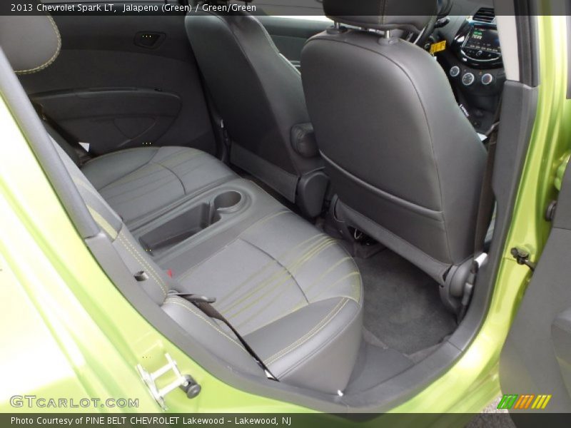 Jalapeno (Green) / Green/Green 2013 Chevrolet Spark LT
