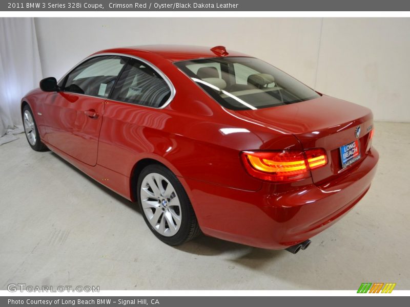 Crimson Red / Oyster/Black Dakota Leather 2011 BMW 3 Series 328i Coupe