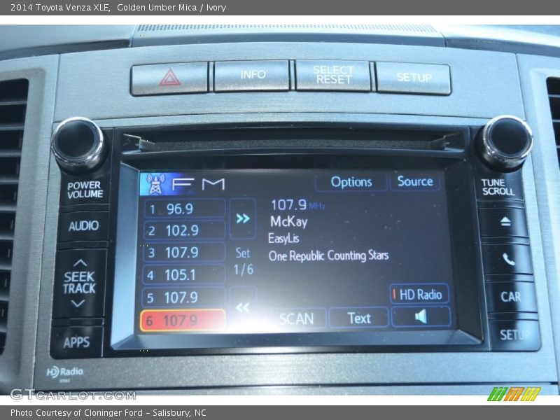 Golden Umber Mica / Ivory 2014 Toyota Venza XLE