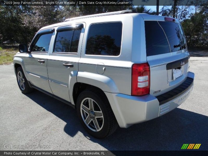 Bright Silver Metallic / Dark Slate Gray McKinley Leather 2009 Jeep Patriot Limited