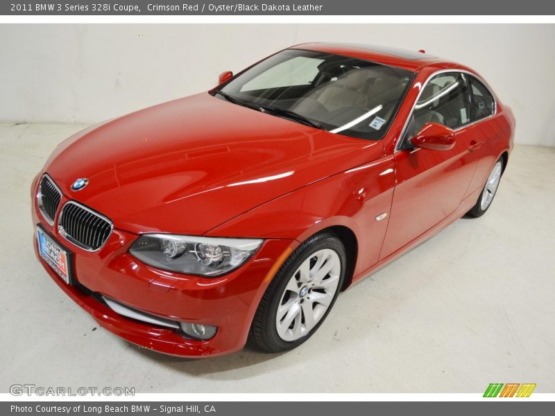 Crimson Red / Oyster/Black Dakota Leather 2011 BMW 3 Series 328i Coupe