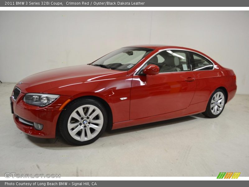 Crimson Red / Oyster/Black Dakota Leather 2011 BMW 3 Series 328i Coupe
