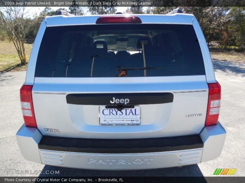 Bright Silver Metallic / Dark Slate Gray McKinley Leather 2009 Jeep Patriot Limited