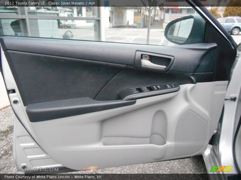 Classic Silver Metallic / Ash 2012 Toyota Camry LE