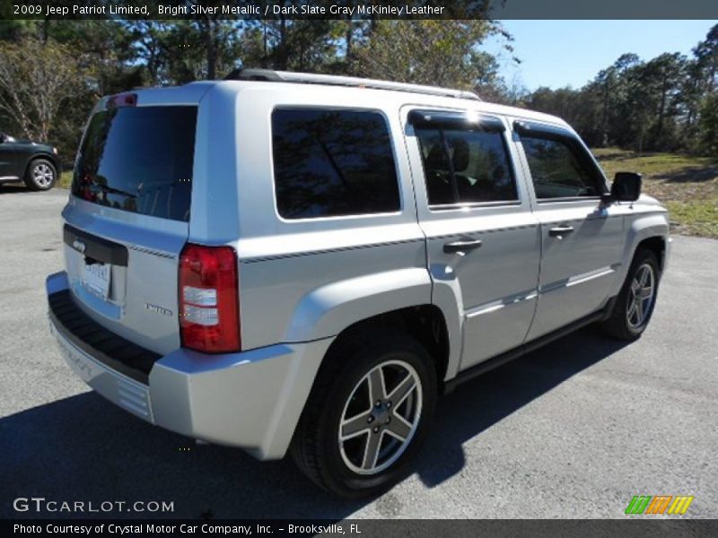 Bright Silver Metallic / Dark Slate Gray McKinley Leather 2009 Jeep Patriot Limited