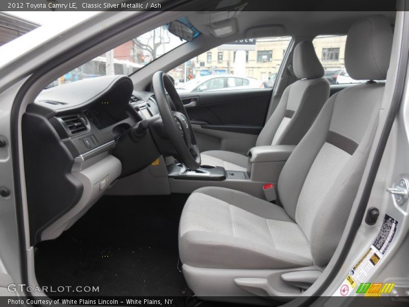 Classic Silver Metallic / Ash 2012 Toyota Camry LE