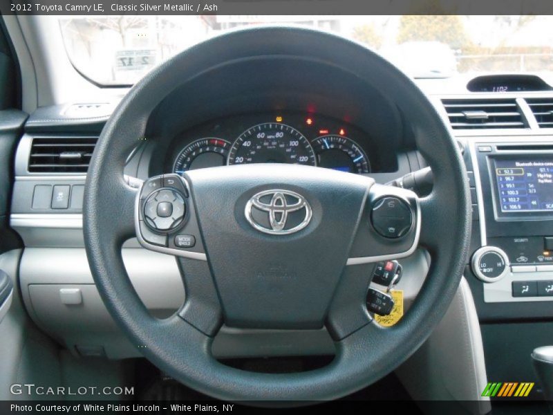 Classic Silver Metallic / Ash 2012 Toyota Camry LE
