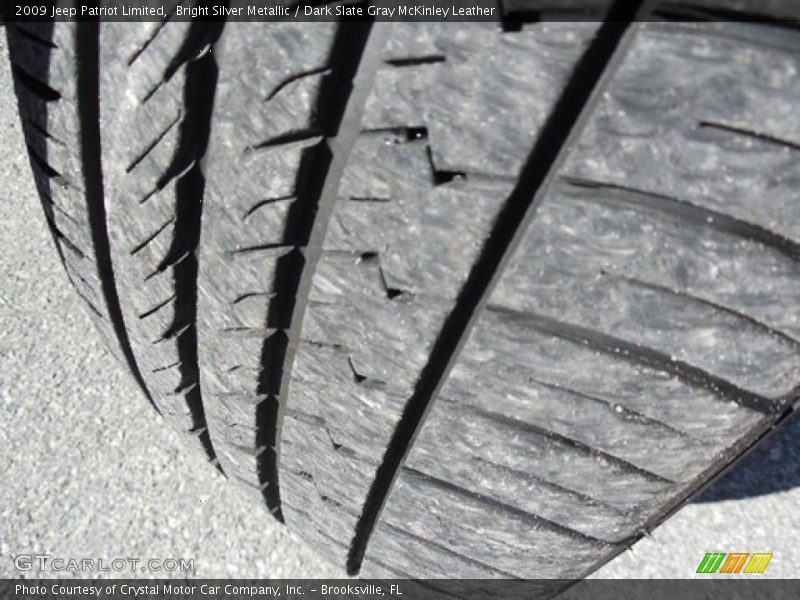 Bright Silver Metallic / Dark Slate Gray McKinley Leather 2009 Jeep Patriot Limited