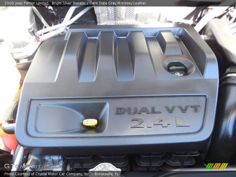 Bright Silver Metallic / Dark Slate Gray McKinley Leather 2009 Jeep Patriot Limited