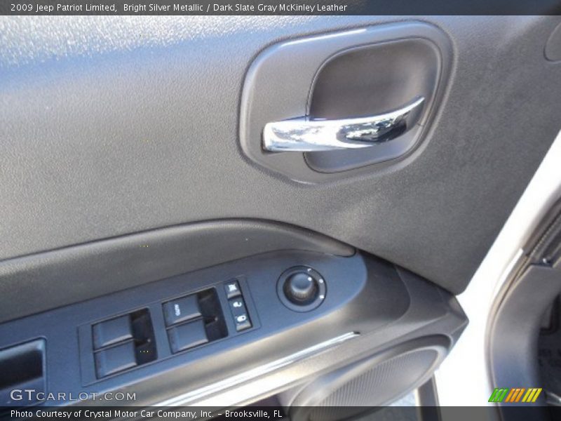 Bright Silver Metallic / Dark Slate Gray McKinley Leather 2009 Jeep Patriot Limited