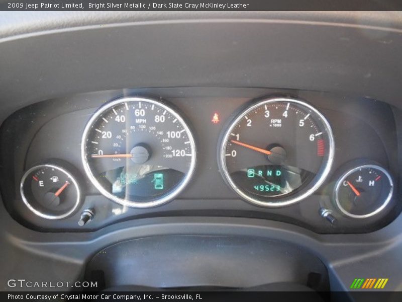 Bright Silver Metallic / Dark Slate Gray McKinley Leather 2009 Jeep Patriot Limited