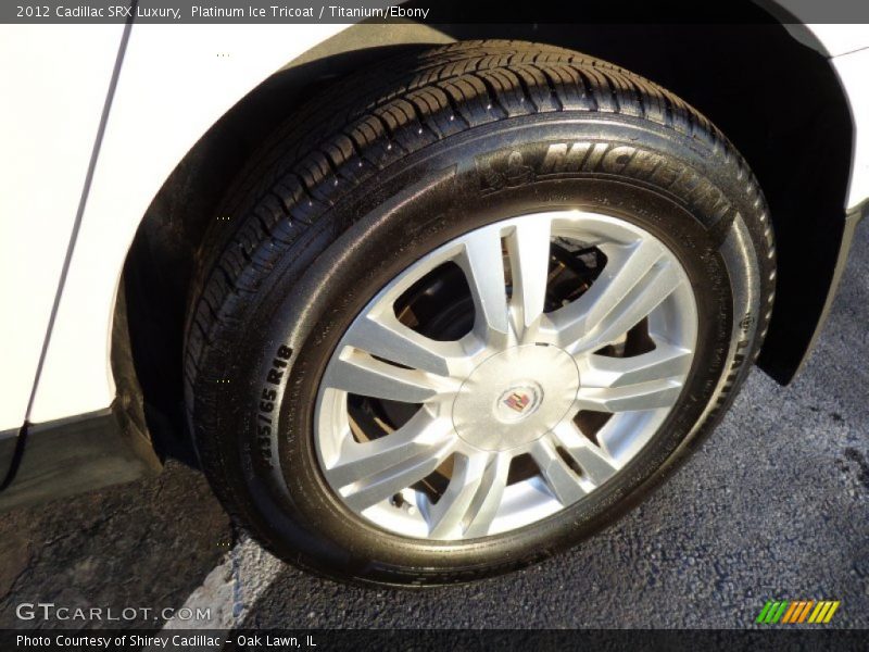 Platinum Ice Tricoat / Titanium/Ebony 2012 Cadillac SRX Luxury