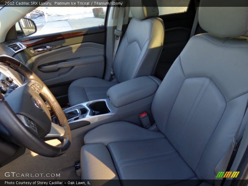 Platinum Ice Tricoat / Titanium/Ebony 2012 Cadillac SRX Luxury