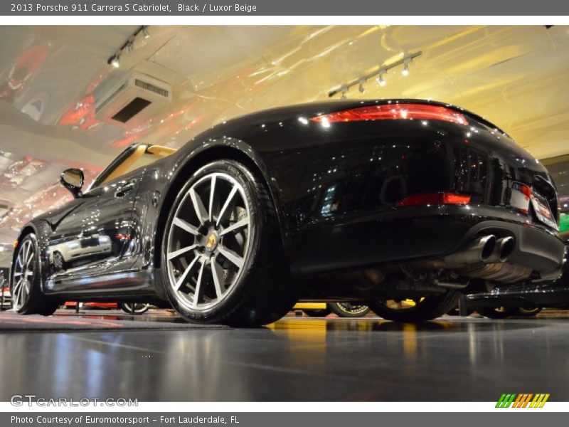 Black / Luxor Beige 2013 Porsche 911 Carrera S Cabriolet