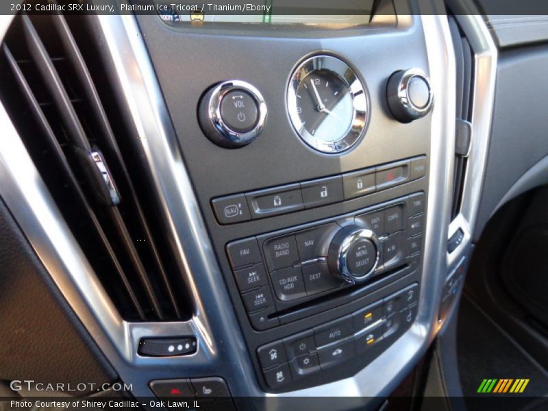 Platinum Ice Tricoat / Titanium/Ebony 2012 Cadillac SRX Luxury