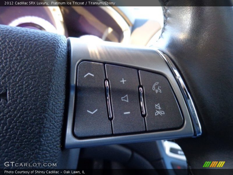 Platinum Ice Tricoat / Titanium/Ebony 2012 Cadillac SRX Luxury