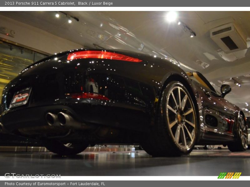 Black / Luxor Beige 2013 Porsche 911 Carrera S Cabriolet