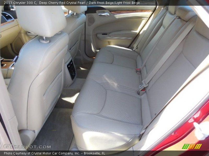 Deep Cherry Red Crystal Pearl / Dark Frost Beige/Light Frost Beige 2013 Chrysler 300 C