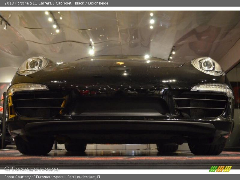 Black / Luxor Beige 2013 Porsche 911 Carrera S Cabriolet