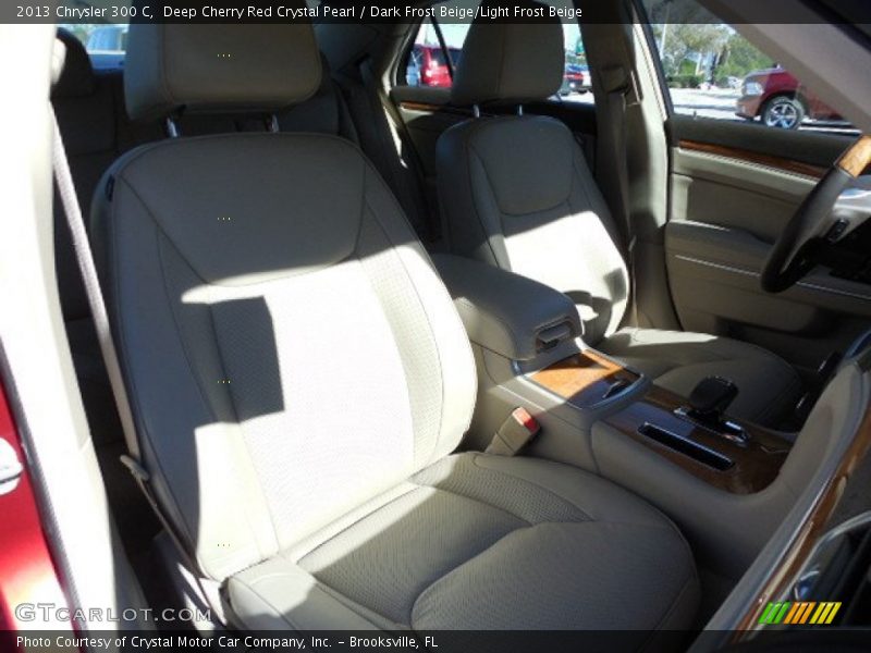 Deep Cherry Red Crystal Pearl / Dark Frost Beige/Light Frost Beige 2013 Chrysler 300 C