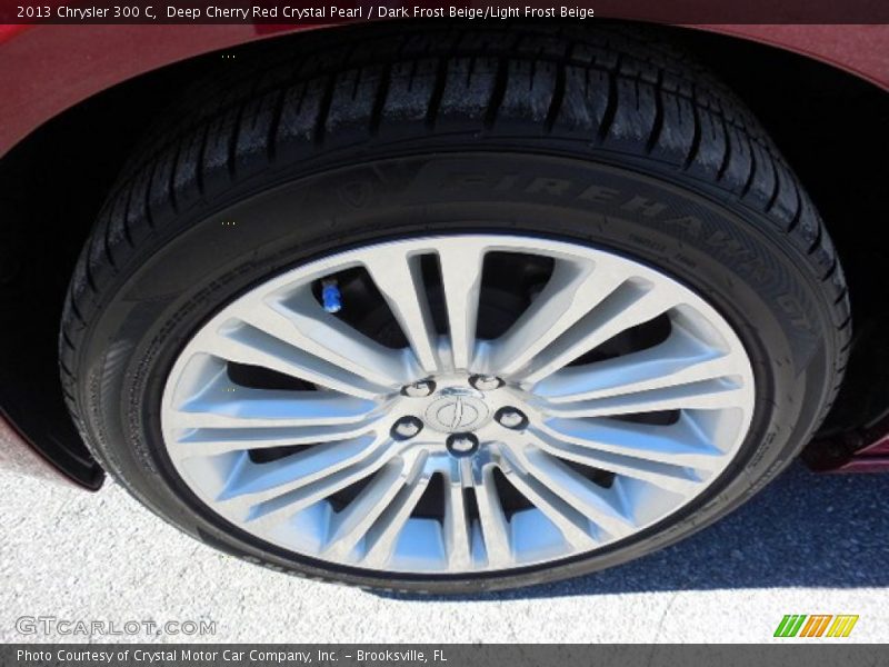 Deep Cherry Red Crystal Pearl / Dark Frost Beige/Light Frost Beige 2013 Chrysler 300 C