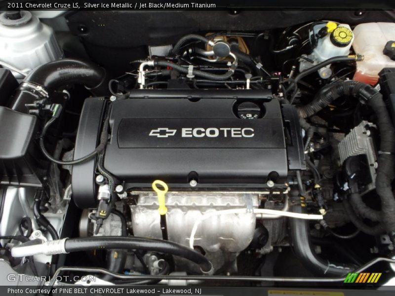 Silver Ice Metallic / Jet Black/Medium Titanium 2011 Chevrolet Cruze LS