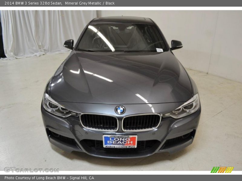 Mineral Grey Metallic / Black 2014 BMW 3 Series 328d Sedan