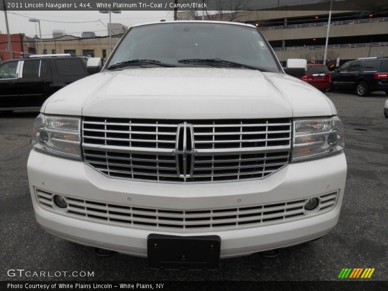 White Platinum Tri-Coat / Canyon/Black 2011 Lincoln Navigator L 4x4
