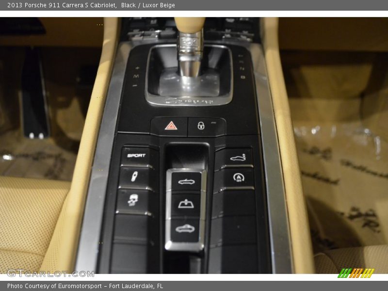 Black / Luxor Beige 2013 Porsche 911 Carrera S Cabriolet